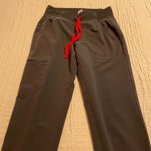XS Figs Zamora Charcoal Gray Women’s Jogger Scrub Pants